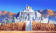 Beneath the scorching heat lies a desert oasis (Image via Toei Animation)